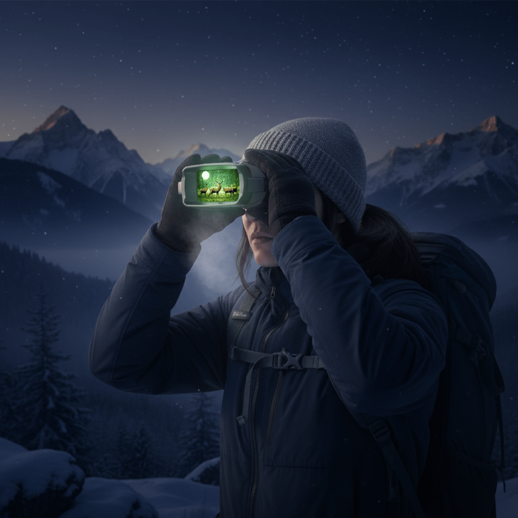 LumenQuest 4K-Nachtsichtfernglas mit 8-fachem Zoom für Outdoor-Abenteuer