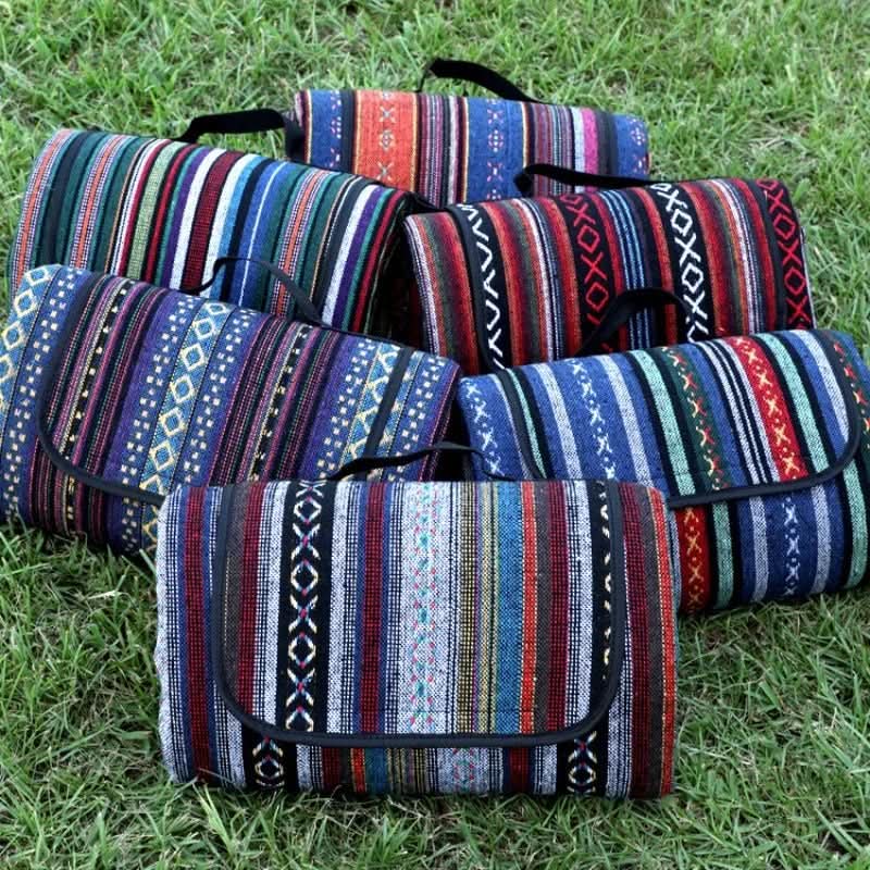 Waterproof Picnic Mat For Camping And Outdoor Comfort Ethnic Style TrailNest