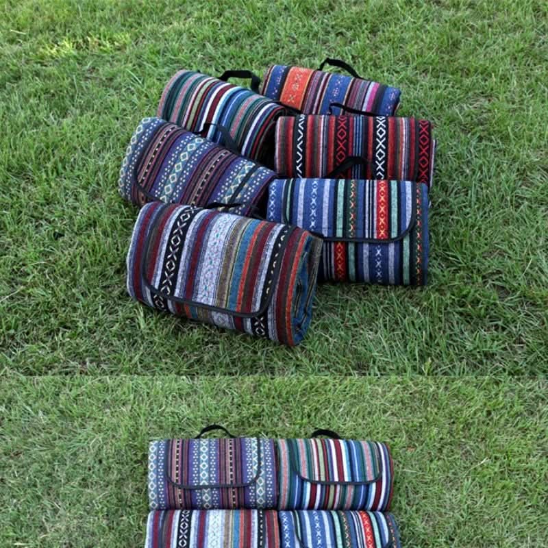 Waterproof Picnic Mat For Camping And Outdoor Comfort Ethnic Style TrailNest