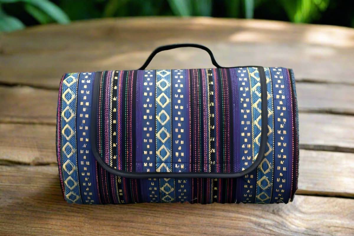 Waterproof Picnic Mat For Camping And Outdoor Comfort Ethnic Style TrailNest