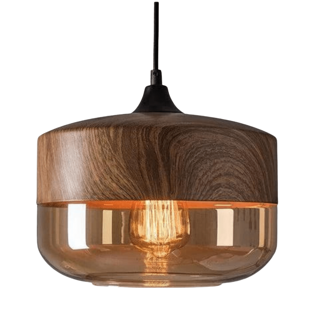 Nordicwood-puinen kattovalaisin minimalistisella muotoilulla ja lämpimällä tunnelmalla moderneihin koteihin