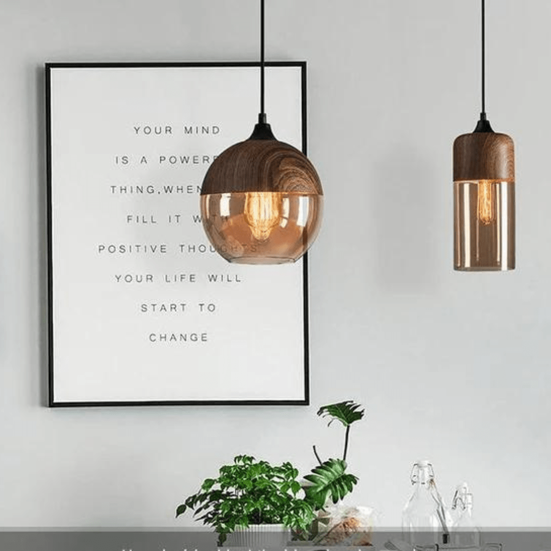 Nordicwood-puinen kattovalaisin minimalistisella muotoilulla ja lämpimällä tunnelmalla moderneihin koteihin