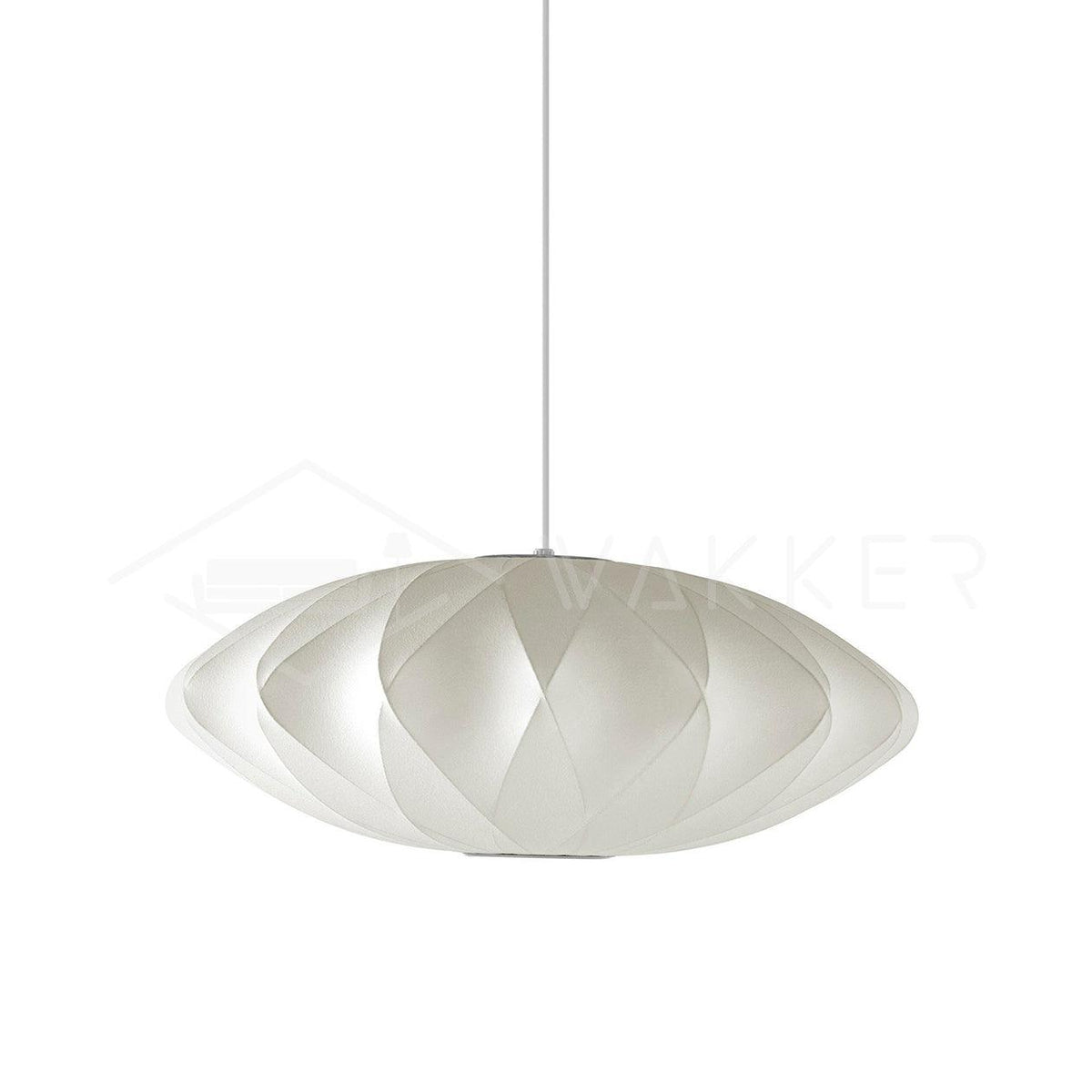 Crisscross Geometric Frame Bubble Pendant Light