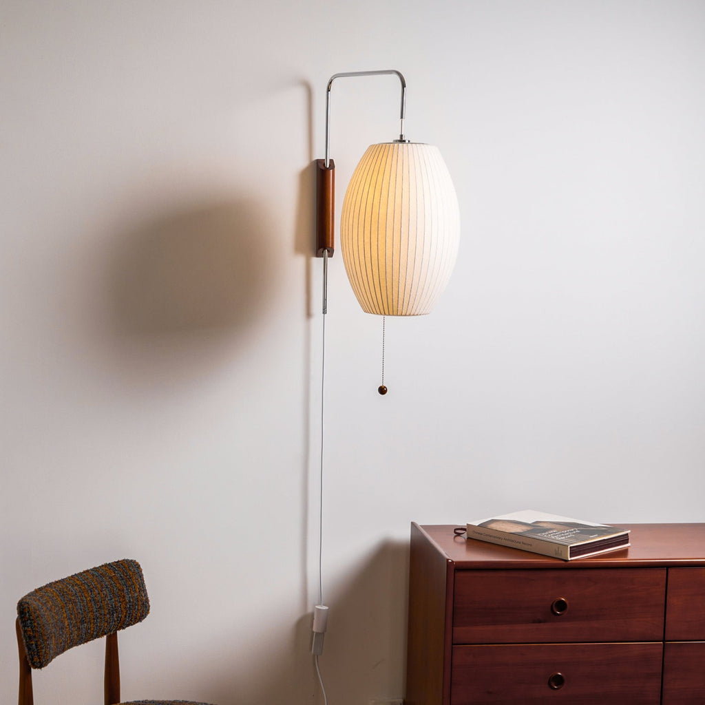 泡泡球壁灯——插电式旋转设计，可调节电线