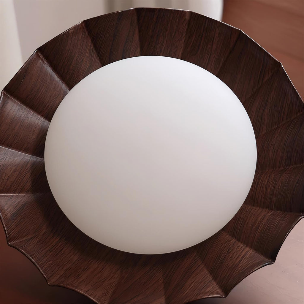 Imero Nephele skyformet loftslampe med bølgekant