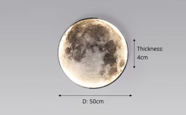 新月の壁ランプ