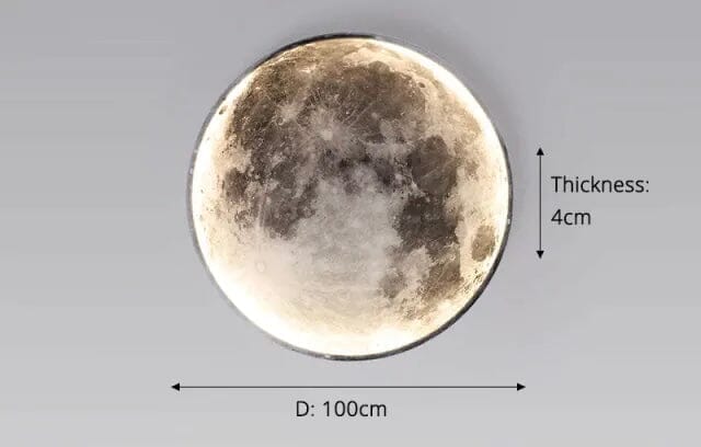 新月の壁ランプ