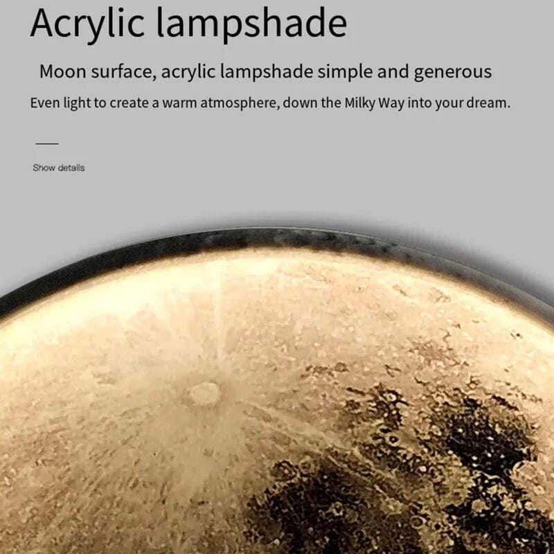 新月の壁ランプ