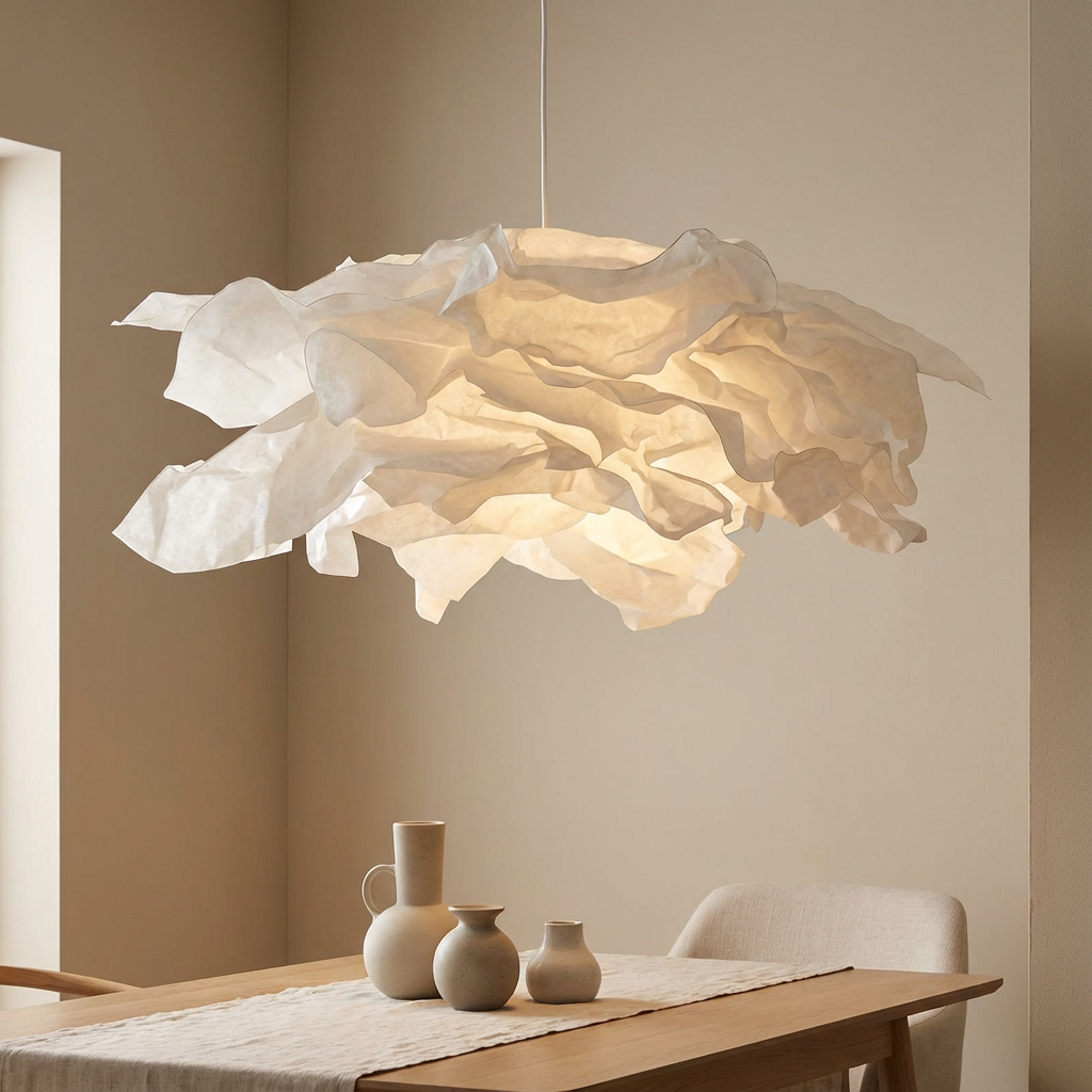 Lâmpada de Teto Orgânica NimbusCloud Sonhadora Brilho Nuvem
