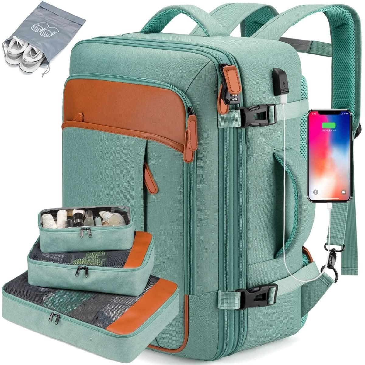 VoyageLite Pack Kabinenrucksack mit Schuhfach und USB-Anschluss