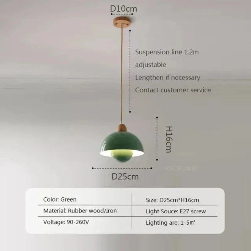 Oaklume | מנורת תלייה מעץ | Orntli
