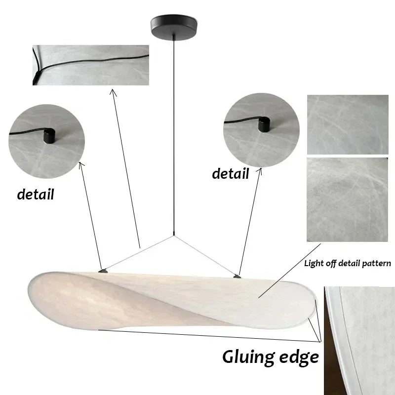 LumaWeave Kézzel Készített Világító Díszes Burgonyaszirom Lámpa