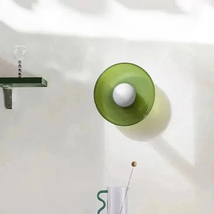 Severské skleněné stropní svítidlo pro stylové osvětlení