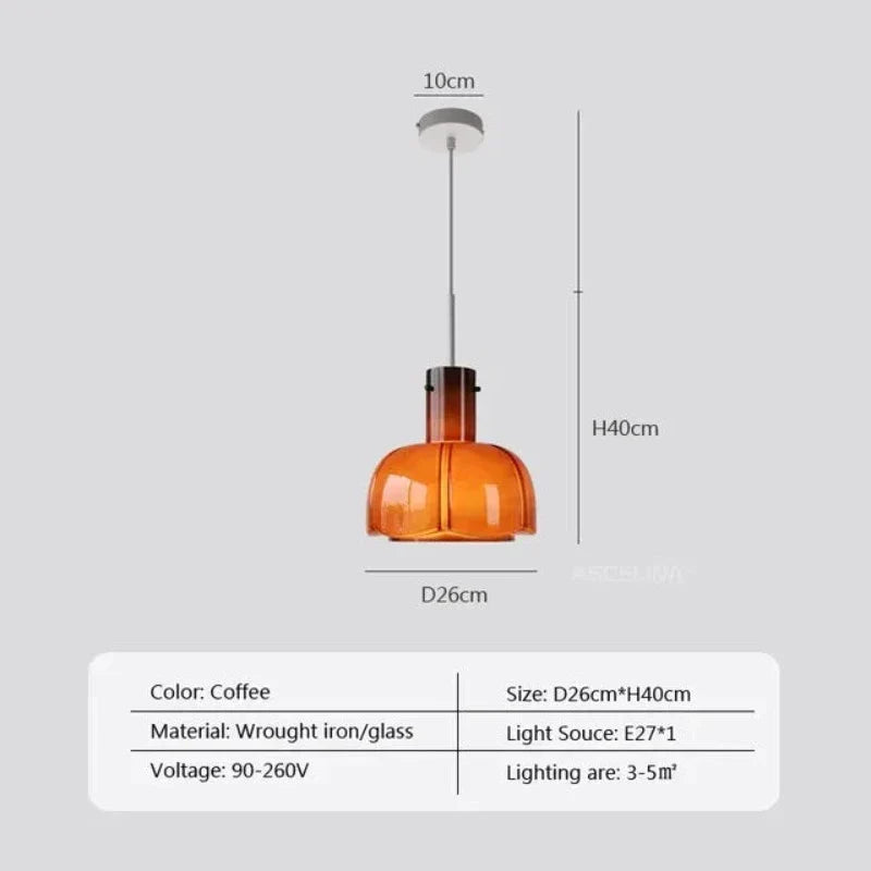 Aurielle | Glass Pendant Light | Orntli