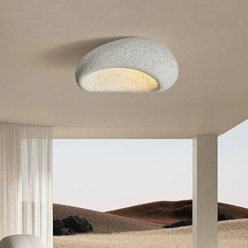 Serene Wabi-Sabi Minimalist Ceiling Light For Modern Home