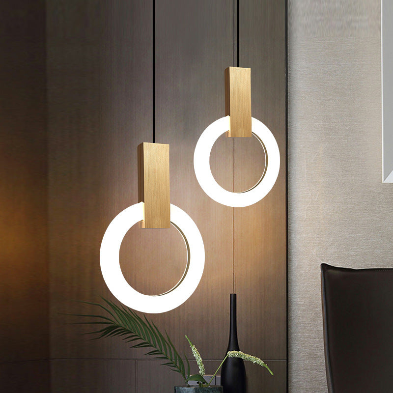 Lumiara Nordic ring LED hengelampe for spisestue