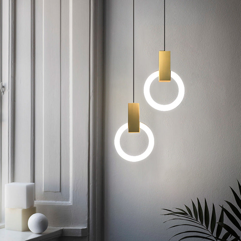 Lâmpada Pendular LED Anel Nórdico Lumiara para Sala de Jantar