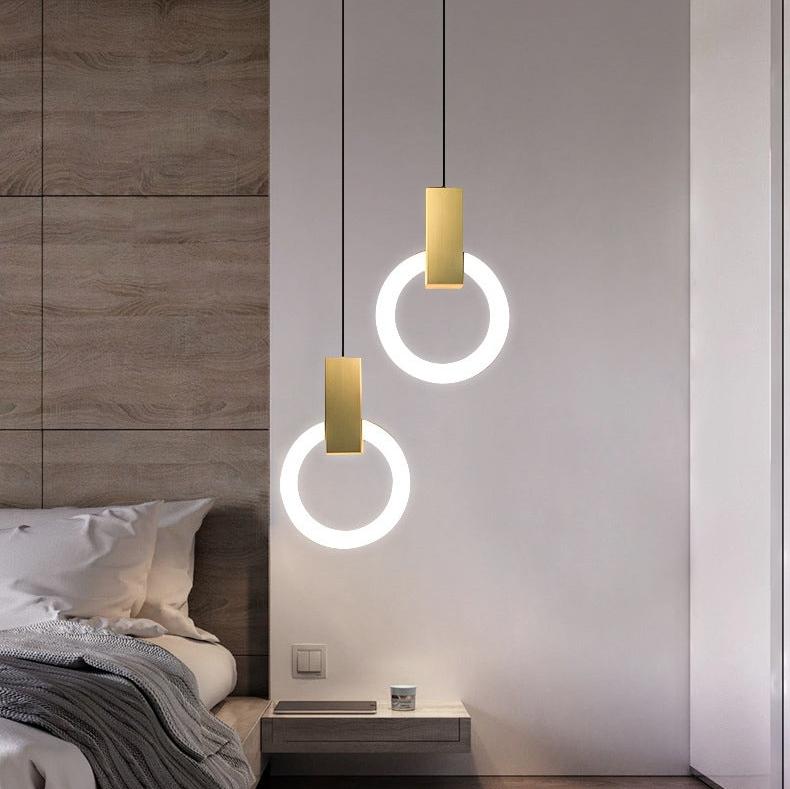Lâmpada Pendular LED Anel Nórdico Lumiara para Sala de Jantar