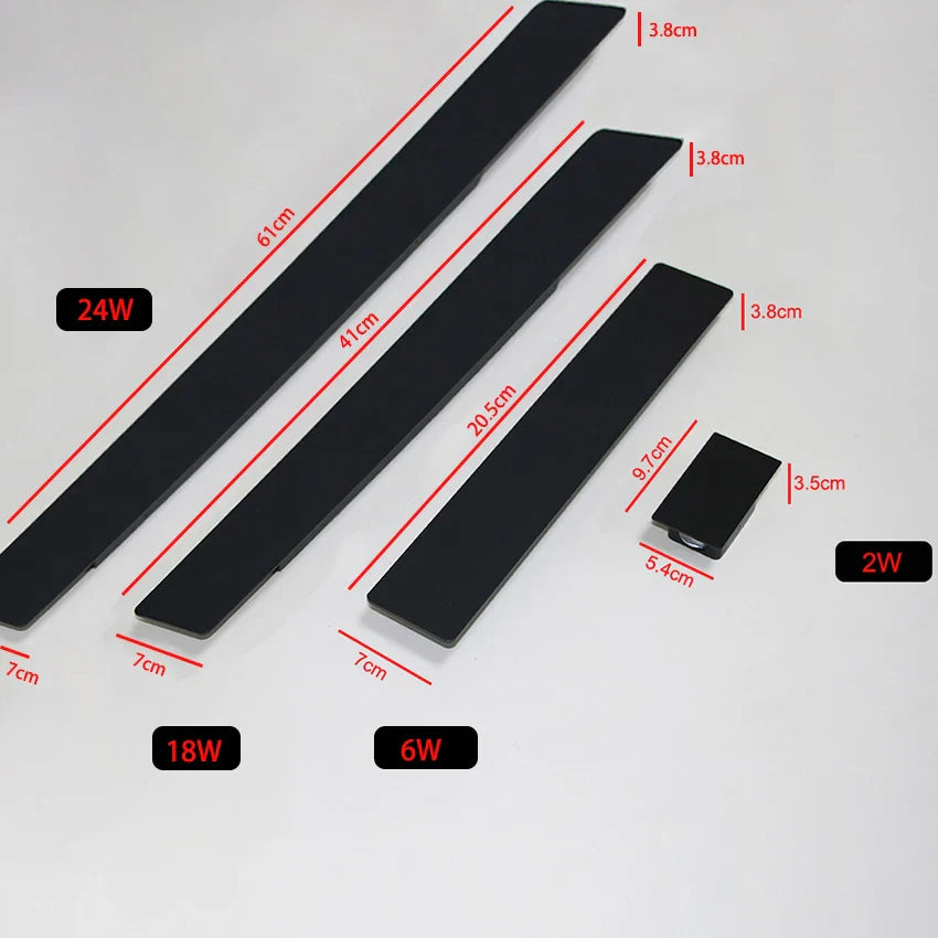 Astrae függőleges északi LED kültéri fali lámpa Orntli-tól