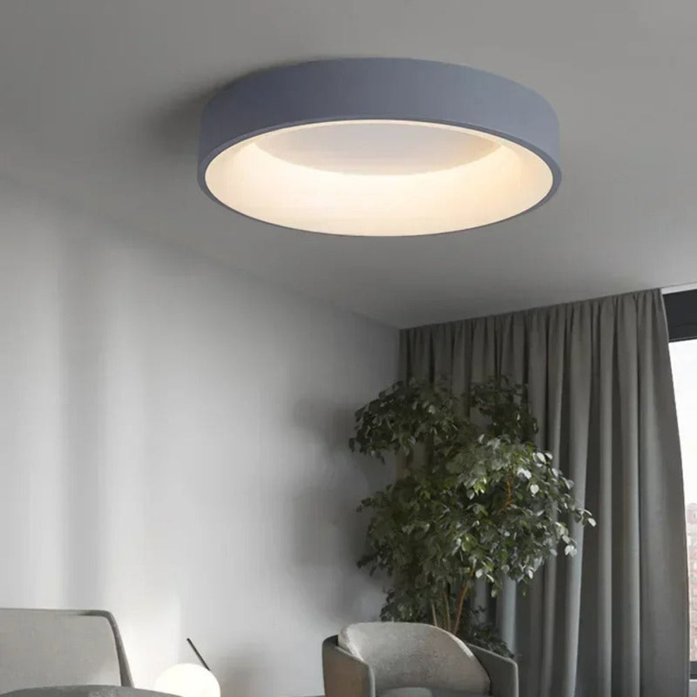 Luma Kulaté LED Stropní Světlo s Dálkovým Ovládáním, Moderní Minimalistický Design