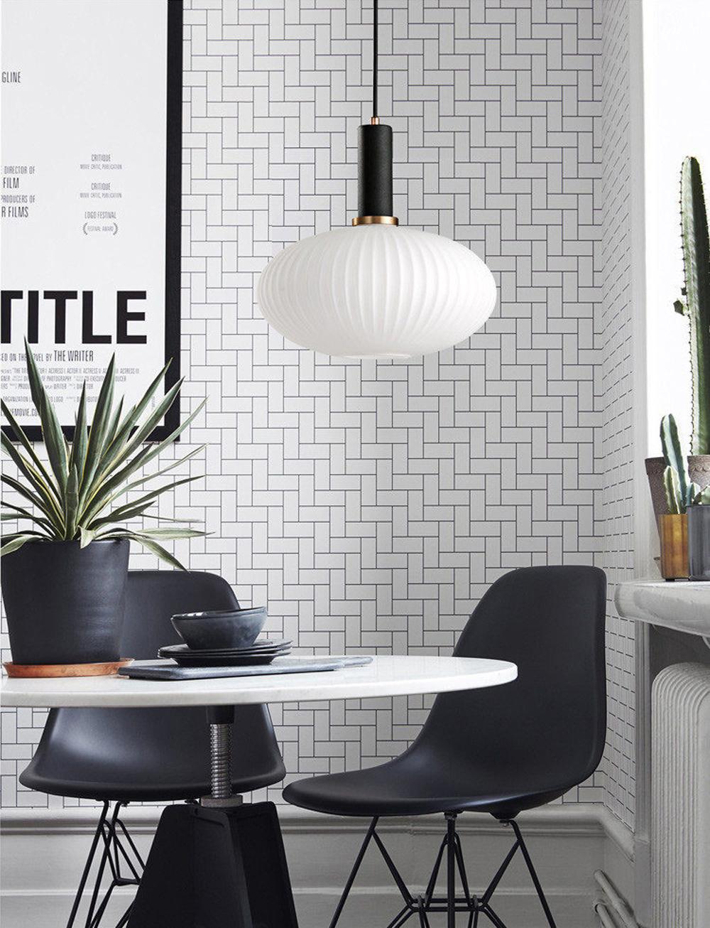 Fenri riflet glasspendel for nordisk hjemmeinnredning