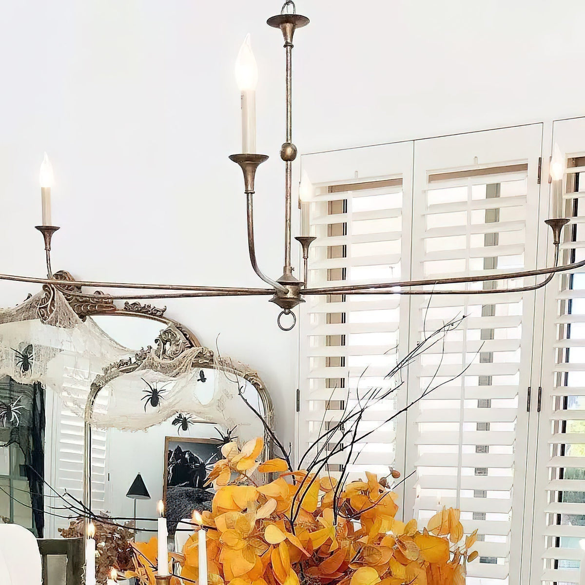 Lampadario Lustra a candele — Elegante, 39.4″/100cm