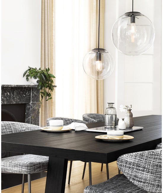 Suspension boule en verre Orb Max