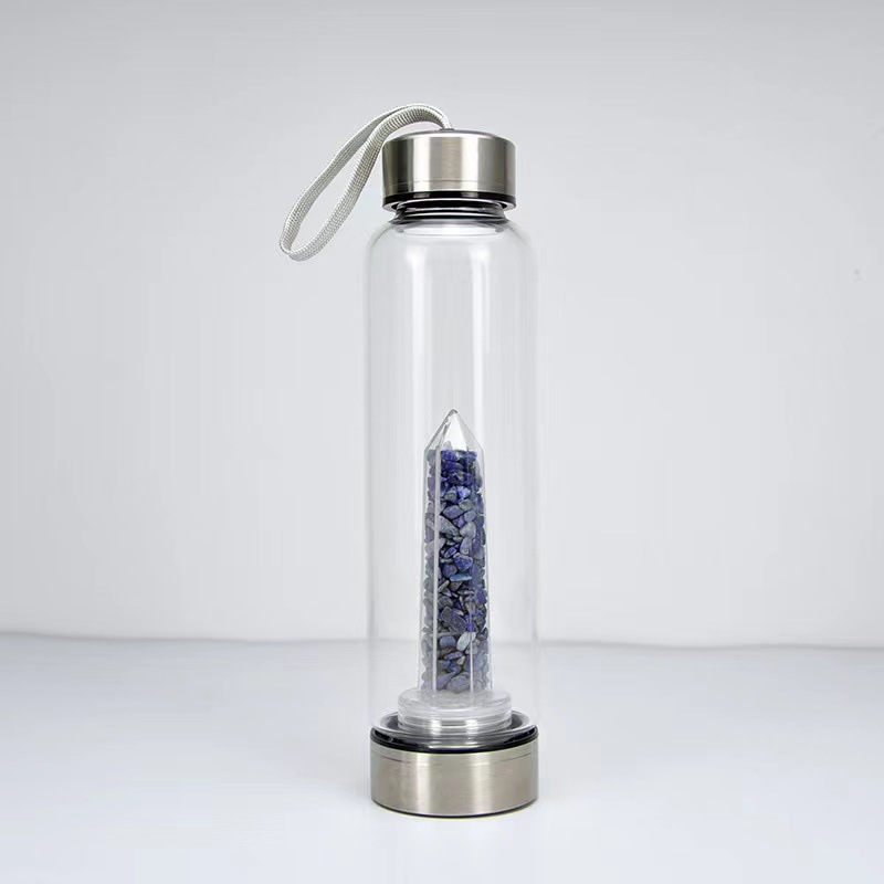 Aurielle | Bottiglia d'acqua infusa con gemme | Orntli