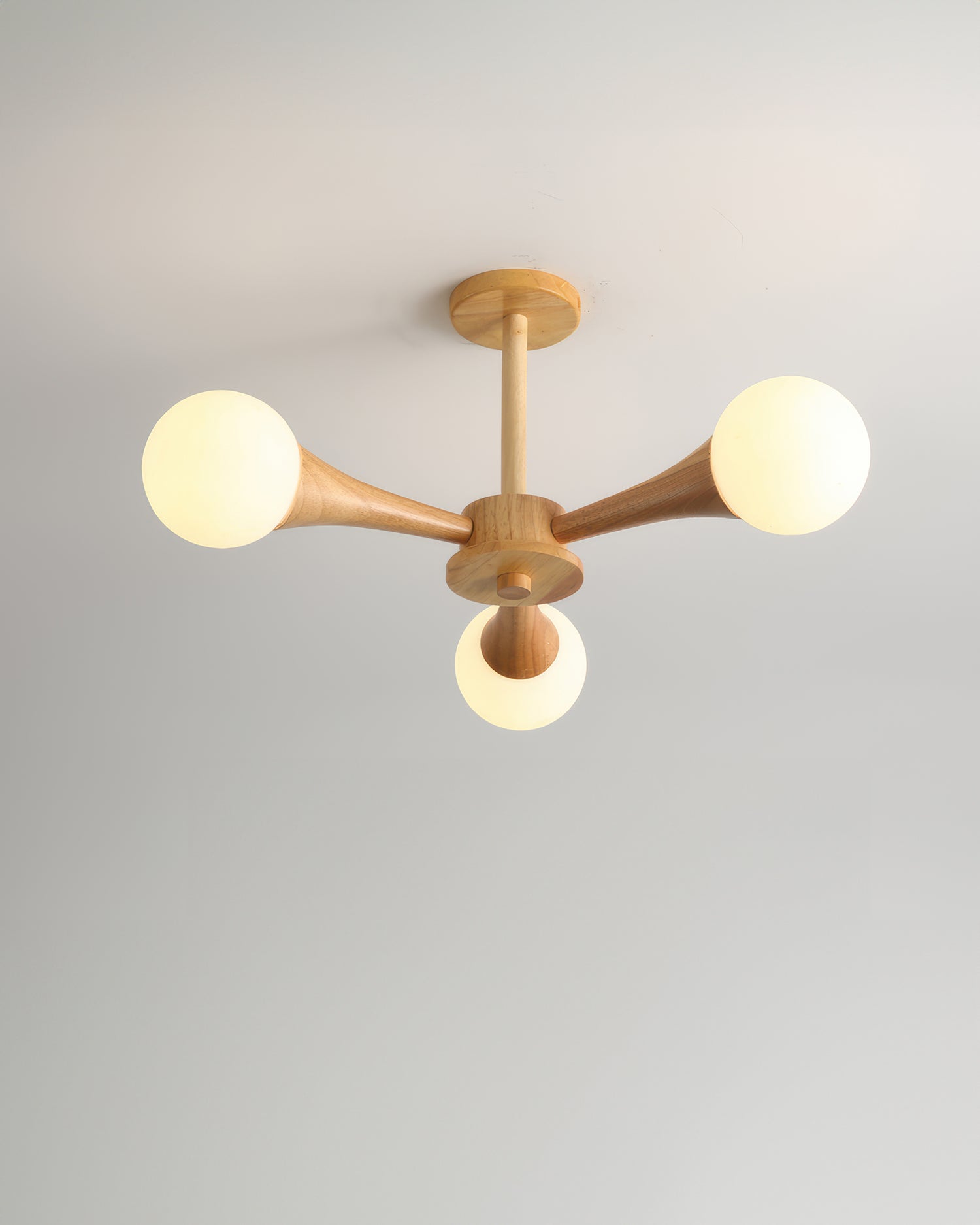 Skandinavska orahova jednostavnost viseća svjetiljka