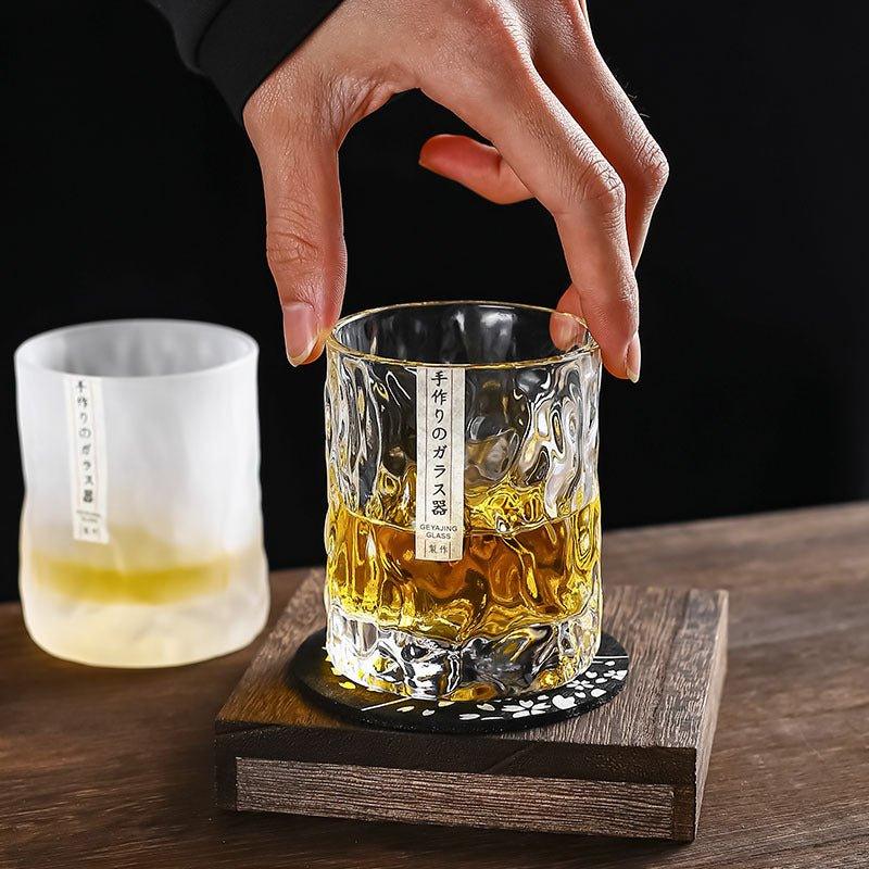 Japanska Edo Kiriko Glacier Whisky-glas