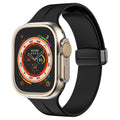 Bracelet pliable magnétique simple en silicone pour Apple Watch