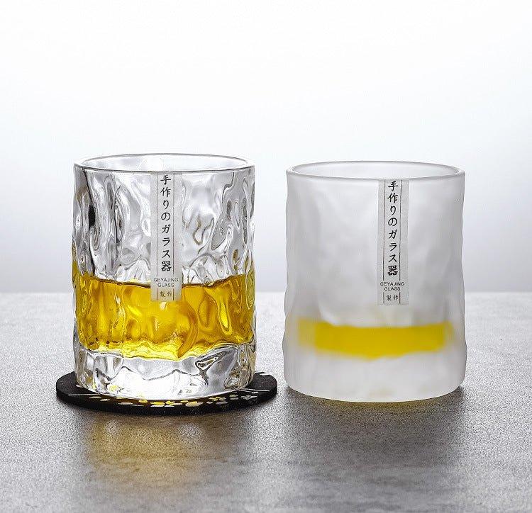 Japanska Edo Kiriko Glacier Whisky-glas