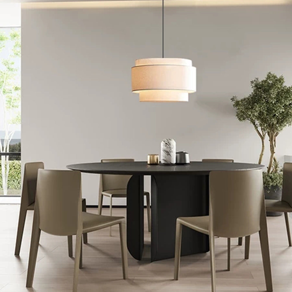 Aurelia len dob lámpaernyő bézs Bauhaus stílusban