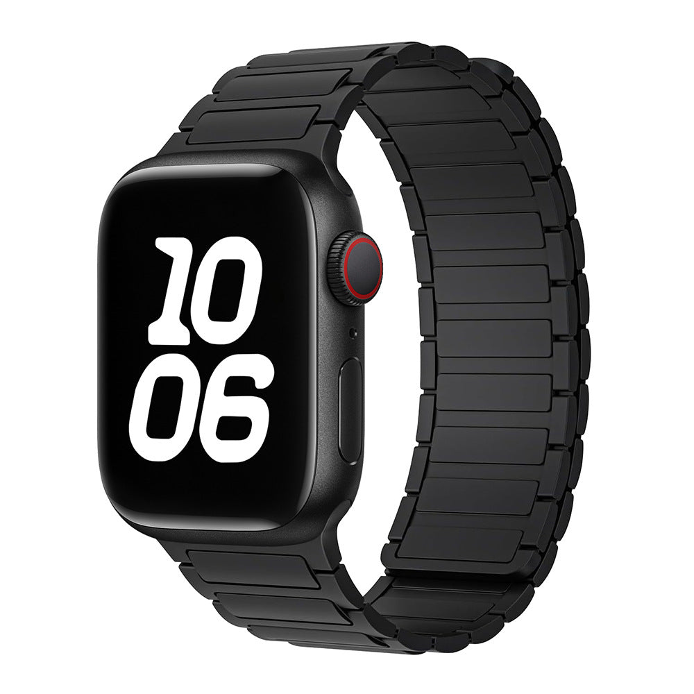 Bracelet boucle magnétique en silicone pour Apple Watch