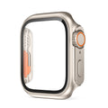 Coque ultra-fine et étanche pour Apple Watch avec film en verre trempé