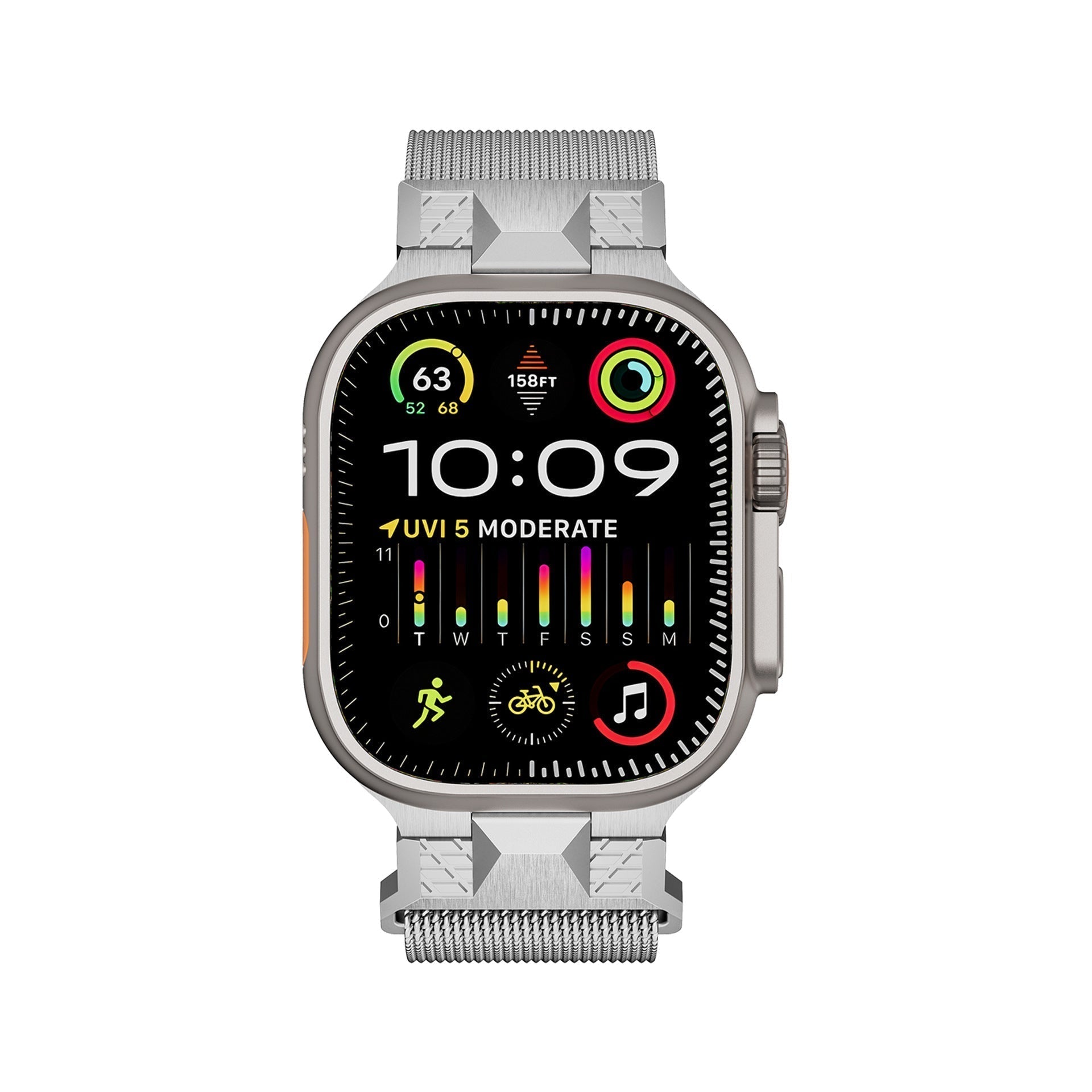 Mecha Milanese Loop Magnetisk Rem til Apple Watch