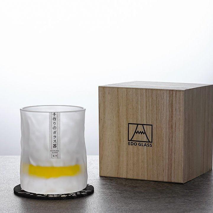 Japanska Edo Kiriko Glacier Whisky-glas