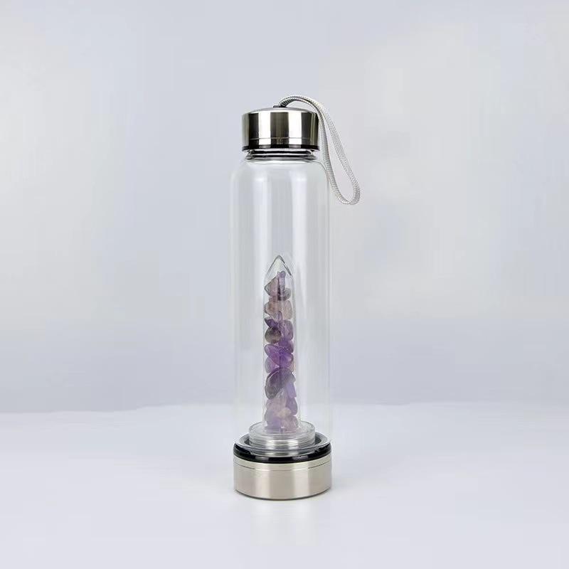 Aurielle | Bottiglia d'acqua infusa con gemme | Orntli