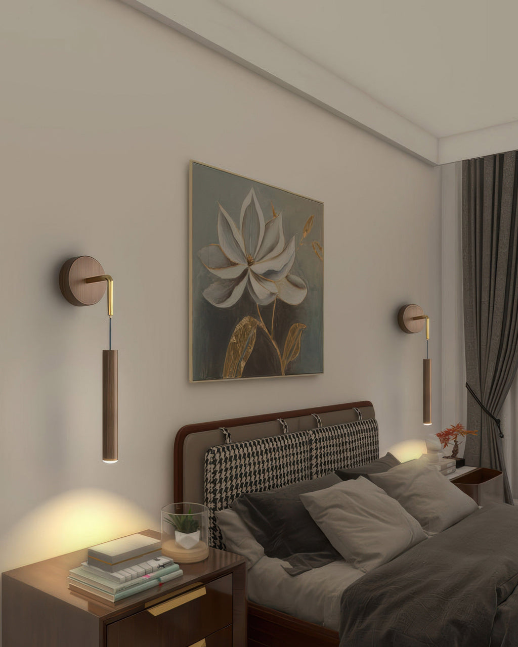 Moderna cilindrična LED zidna svjetiljka za montažu