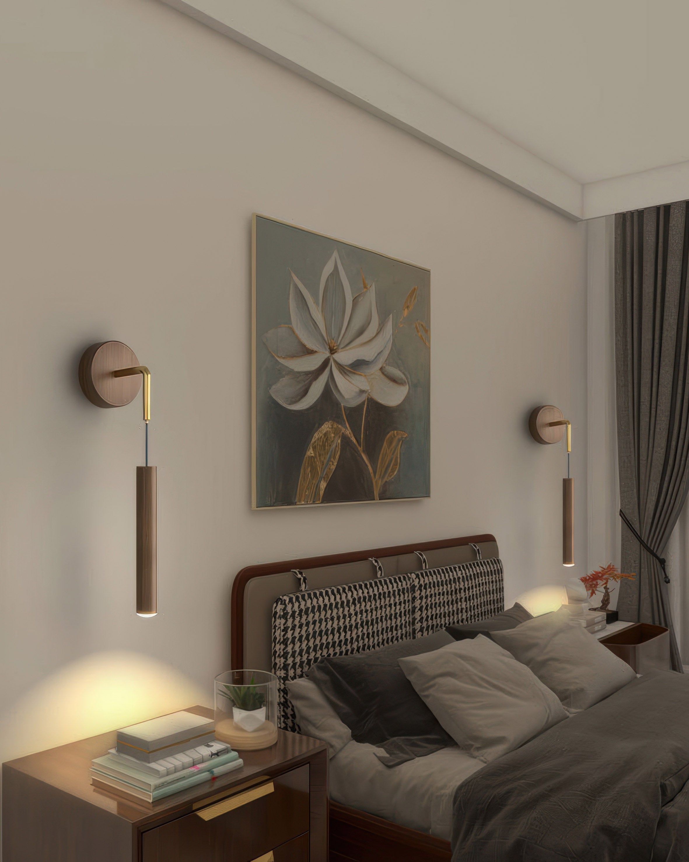 Moderna cilindrična LED zidna svjetiljka za montažu