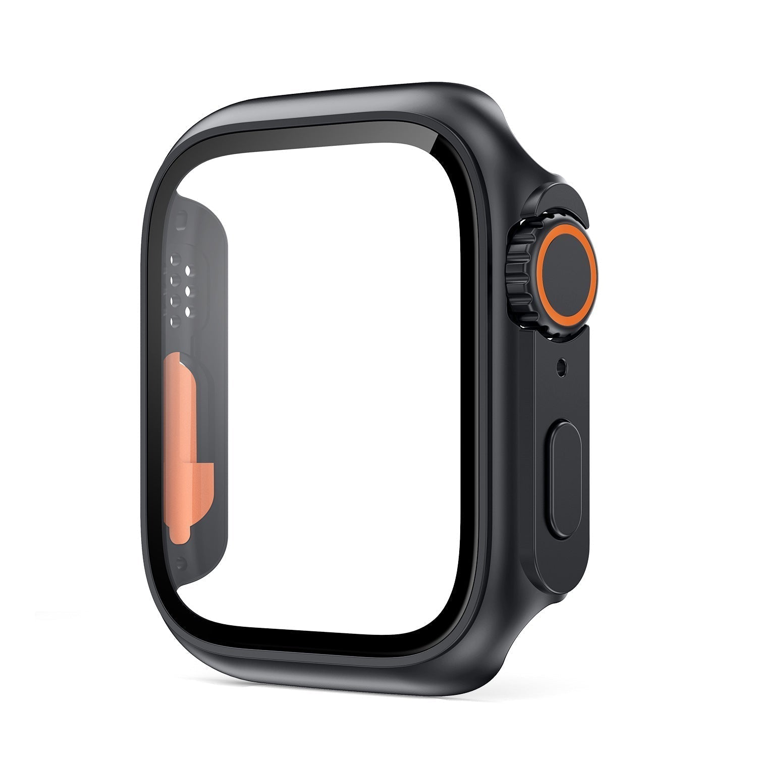 Coque ultra-fine et étanche pour Apple Watch avec film en verre trempé