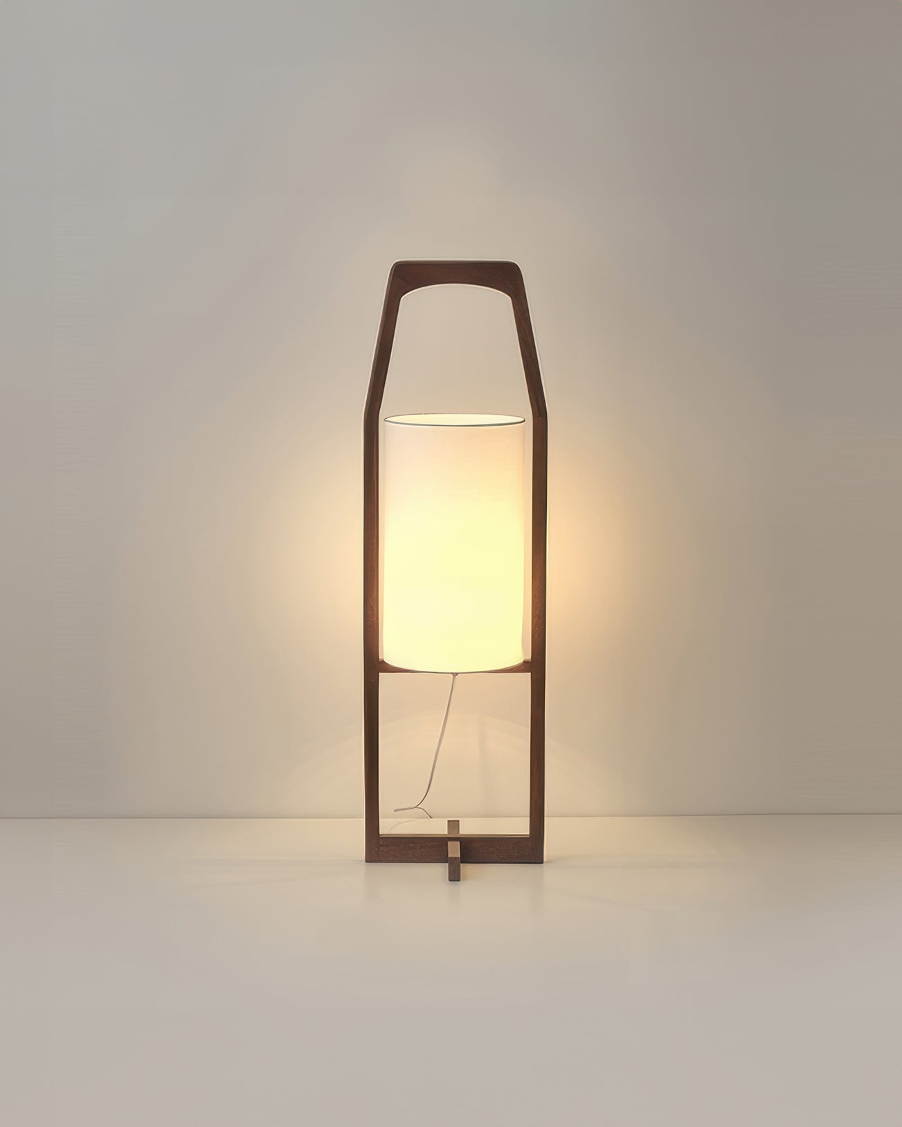 Japanska drvena podna lampa retro zen