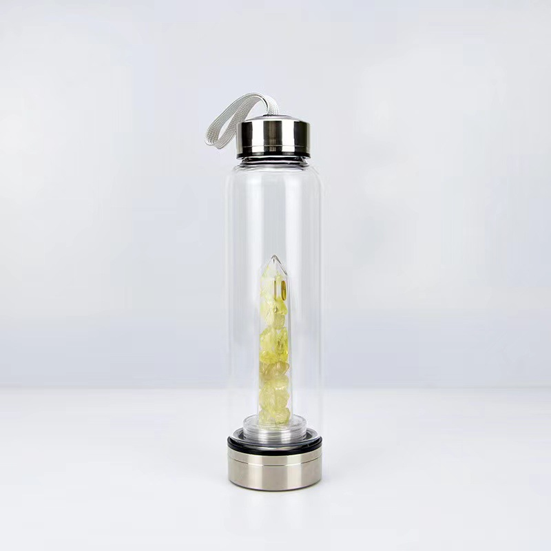 Aurielle | Bottiglia d'acqua infusa con gemme | Orntli