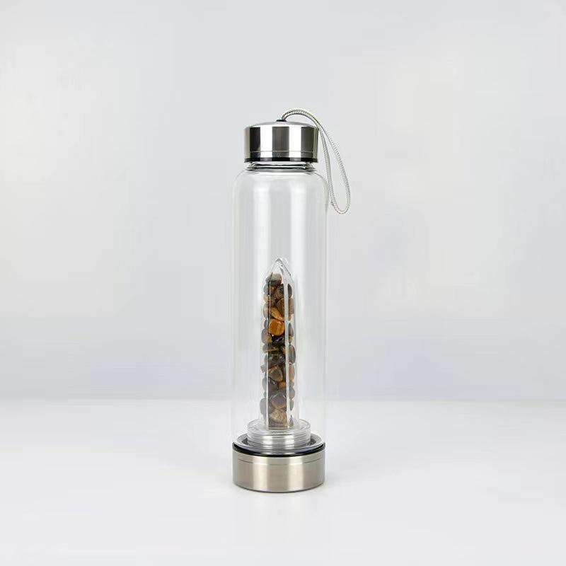 Aurielle | Bottiglia d'acqua infusa con gemme | Orntli