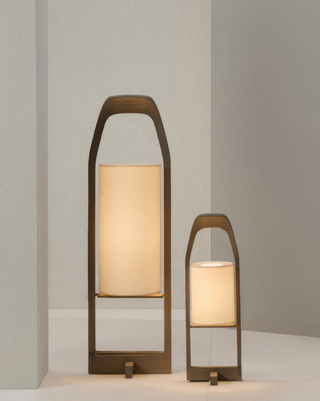 Japanska drvena podna lampa retro zen