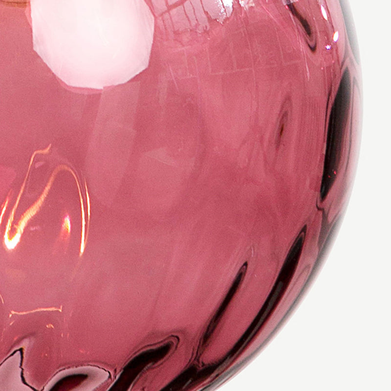 Pendellamper med vandringeffekt i globusformet glas