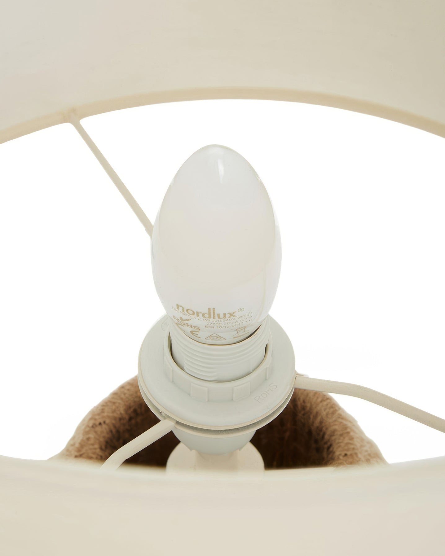 Ručni tkani stolna lampa od konoplje