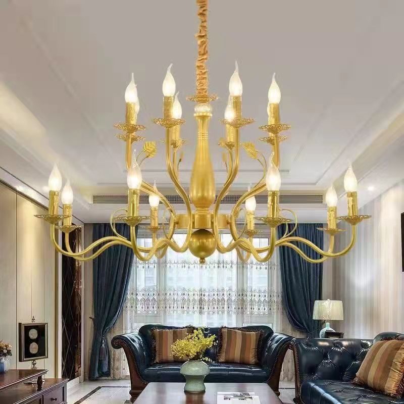 Silva Chandelier Rustic Glass Living Room Bedroom - Neutralighting