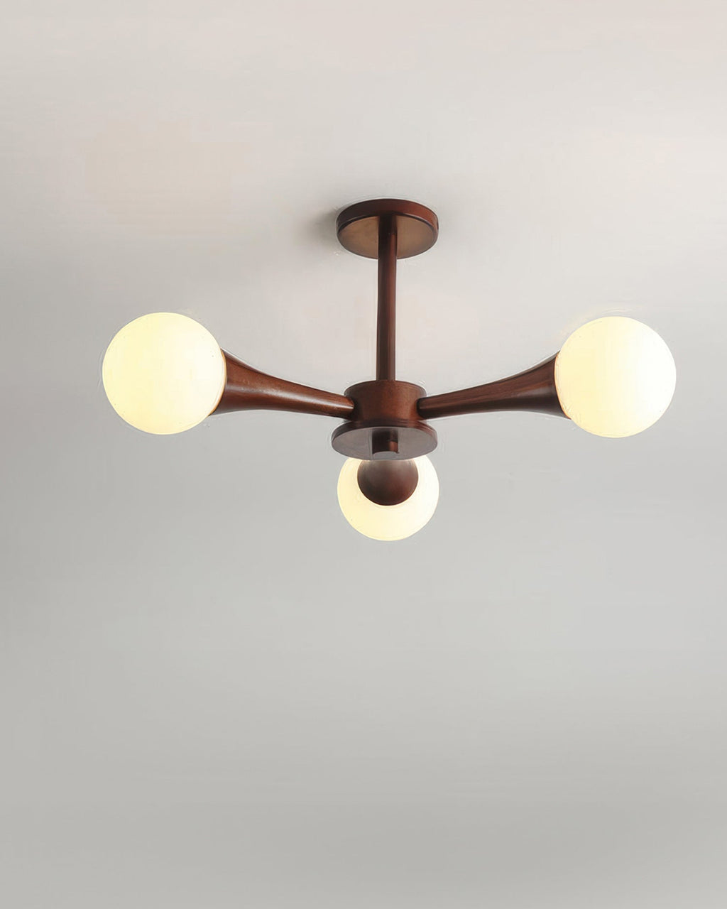 Skandinavska orahova jednostavnost viseća svjetiljka