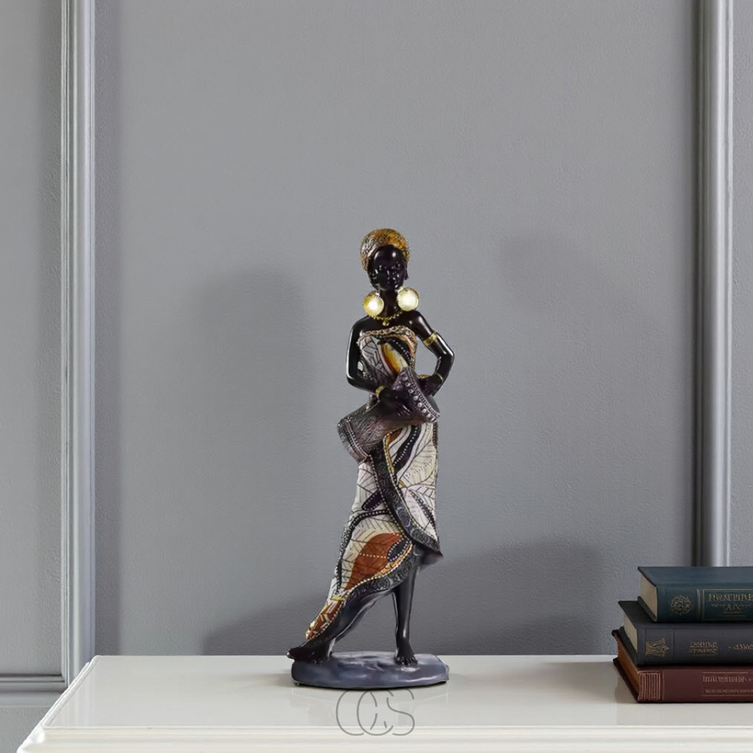African Musicians Statue Set - Decorative Sculptures | Orntli